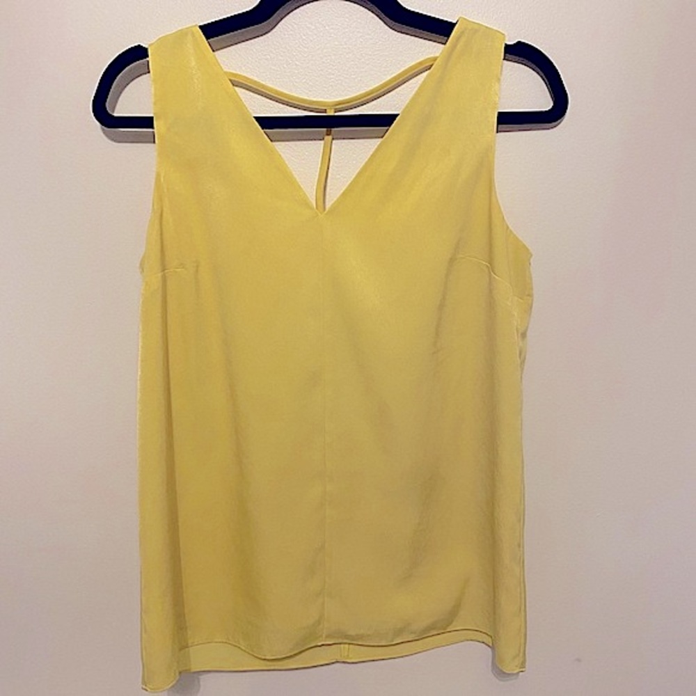 Bar III vibrant yellow soft blouse